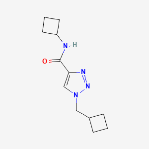 N-cyclobutyl-1-(cyclobutylmethyl)-1H-1,2,3-triazole-4-carboxamide