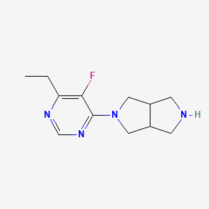 4-Ethyl-5-fluoro-6-{octahydropyrrolo[3,4-c]pyrrol-2-yl}pyrimidine