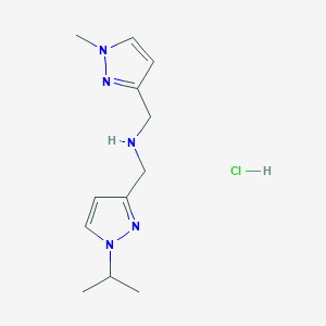 1-(1-isopropyl-1H-pyrazol-3-yl)-N-[(1-methyl-1H-pyrazol-3-yl)methyl]methanamine