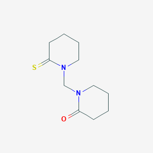 B122255 1-[(2-Sulfanylidenepiperidin-1-yl)methyl]piperidin-2-one CAS No. 157439-33-3