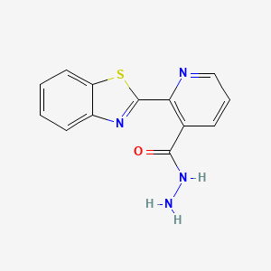 2-Benzothiazol-2-ylpyridine-3-carbohydrazide