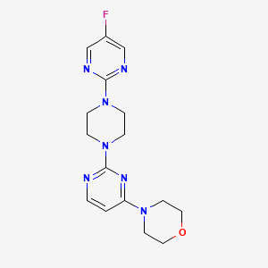 4-{2-[4-(5-Fluoropyrimidin-2-yl)piperazin-1-yl]pyrimidin-4-yl}morpholine