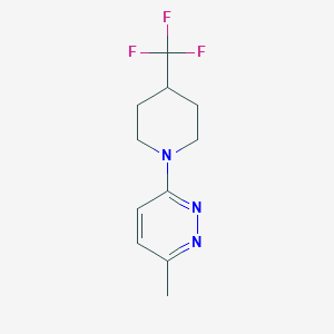 3-Methyl-6-[4-(trifluoromethyl)piperidin-1-yl]pyridazine