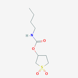 1,1-Dioxidotetrahydrothiophen-3-yl butylcarbamate