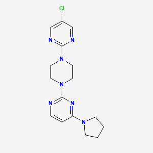 2-[4-(5-Chloropyrimidin-2-yl)piperazin-1-yl]-4-(pyrrolidin-1-yl)pyrimidine