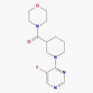 4-[1-(5-Fluoropyrimidin-4-yl)piperidine-3-carbonyl]morpholine