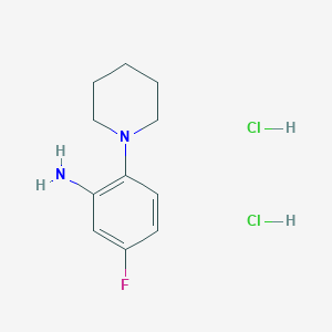 5-Fluoro-2-piperidin-1-ylaniline;dihydrochloride