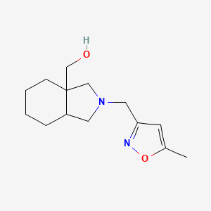 molecular formula C14H22N2O2 B12225810 {2-[(5-methyl-1,2-oxazol-3-yl)methyl]-octahydro-1H-isoindol-3a-yl}methanol 