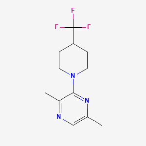 2,5-Dimethyl-3-[4-(trifluoromethyl)piperidin-1-yl]pyrazine