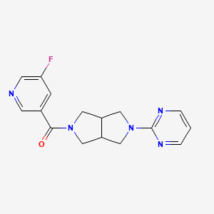 2-[5-(5-Fluoropyridine-3-carbonyl)-octahydropyrrolo[3,4-c]pyrrol-2-yl]pyrimidine