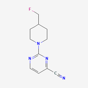 2-[4-(Fluoromethyl)piperidin-1-yl]pyrimidine-4-carbonitrile