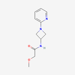 2-methoxy-N-[1-(pyridin-2-yl)azetidin-3-yl]acetamide