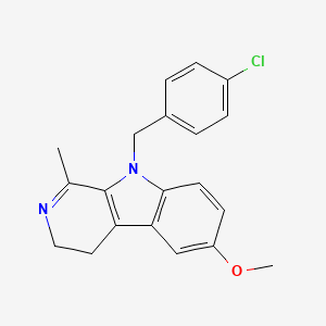 molecular formula C20H19ClN2O B12225996 Hamaline 