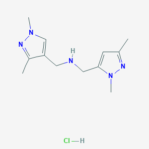 1-(1,3-dimethyl-1H-pyrazol-4-yl)-N-[(1,3-dimethyl-1H-pyrazol-5-yl)methyl]methanamine