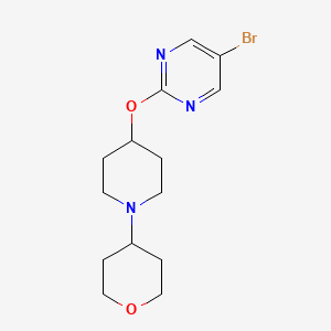 5-Bromo-2-{[1-(oxan-4-yl)piperidin-4-yl]oxy}pyrimidine