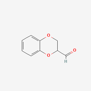 B1222616 2,3-Dihydrobenzo[b][1,4]dioxine-2-carbaldehyde CAS No. 64179-67-5