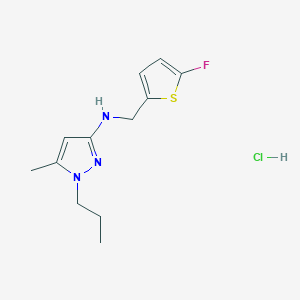 N-[(5-fluoro-2-thienyl)methyl]-5-methyl-1-propyl-1H-pyrazol-3-amine