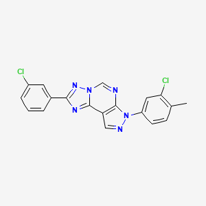 7-(3-chloro-4-methylphenyl)-2-(3-chlorophenyl)-7H-pyrazolo[4,3-e][1,2,4]triazolo[1,5-c]pyrimidine