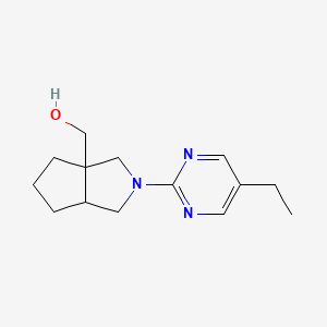 [2-(5-Ethylpyrimidin-2-yl)-octahydrocyclopenta[c]pyrrol-3a-yl]methanol