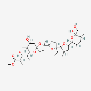 molecular formula C37H64O11 B1222640 Monensin, methyl ester 