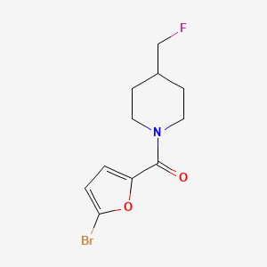 1-(5-Bromofuran-2-carbonyl)-4-(fluoromethyl)piperidine