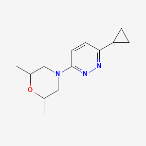 4-(6-Cyclopropylpyridazin-3-yl)-2,6-dimethylmorpholine