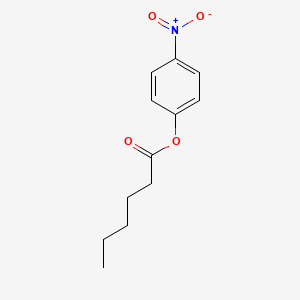 molecular formula C12H15NO4 B1222651 4-Nitrophenyl hexanoate CAS No. 956-75-2