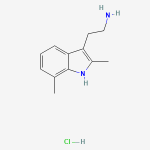 2-(2,7-dimethyl-1{H}-indol-3-yl)ethanamine