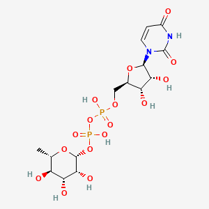 molecular formula C15H24N2O16P2 B1222653 UDP-β-L-鼠李糖 CAS No. 1955-26-6