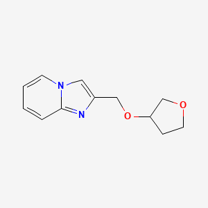 2-[(Oxolan-3-yloxy)methyl]imidazo[1,2-a]pyridine