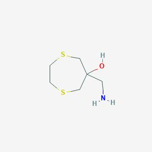 6-(Aminomethyl)-1,4-dithiepan-6-ol