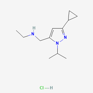 [(3-Cyclopropyl-1-isopropyl-1h-pyrazol-5-yl)methyl]ethylamine