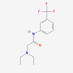 2-(diethylamino)-N-[3-(trifluoromethyl)phenyl]acetamide