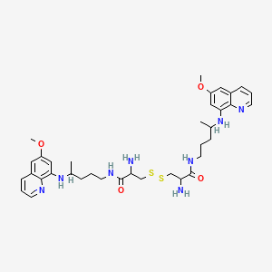 molecular formula C36H50N8O4S2 B1222662 Cys-primaquine CAS No. 102615-51-0