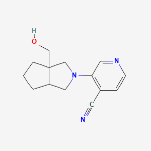 3-[3a-(Hydroxymethyl)-octahydrocyclopenta[c]pyrrol-2-yl]pyridine-4-carbonitrile