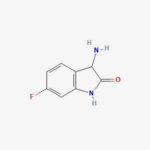 3-Amino-6-fluoro-1,3-dihydro-2H-indol-2-one