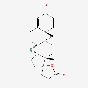 molecular formula C22H30O3 B1222673 3-氧孕-4-烯-21,17-碳内酯 CAS No. 801-37-6