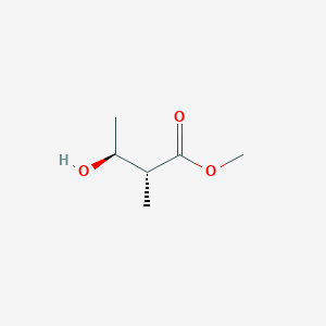 molecular formula C6H12O3 B1222675 Threo-3-Hydroxy-2-methylbutyric acid CAS No. 65830-32-2