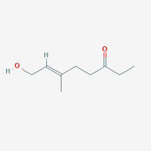 molecular formula C9H16O2 B1222676 8-Hydroxy-6-methyloct-6-en-3-one 