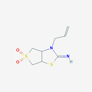 3-Allyl-5,5-dioxo-hexahydro-5lambda*6*-thieno[3,4-d]thiazol-2-ylideneamine