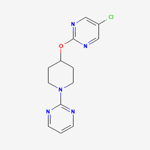 5-Chloro-2-{[1-(pyrimidin-2-yl)piperidin-4-yl]oxy}pyrimidine