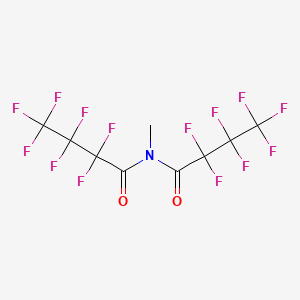 molecular formula C9H3F14NO2 B1222694 N-甲基双七氟丁酰胺 CAS No. 73980-71-9