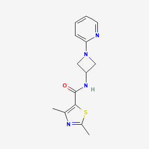 2,4-dimethyl-N-[1-(pyridin-2-yl)azetidin-3-yl]-1,3-thiazole-5-carboxamide