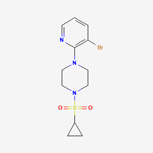 1-(3-Bromopyridin-2-yl)-4-(cyclopropanesulfonyl)piperazine