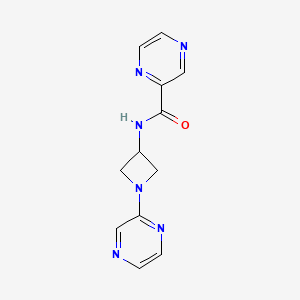 N-[1-(pyrazin-2-yl)azetidin-3-yl]pyrazine-2-carboxamide