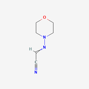 molecular formula C6H9N3O B1222709 Morpholinoiminoacetonitrile 