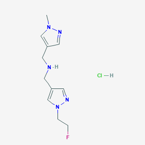 1-[1-(2-fluoroethyl)-1H-pyrazol-4-yl]-N-[(1-methyl-1H-pyrazol-4-yl)methyl]methanamine