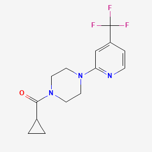 1-Cyclopropanecarbonyl-4-[4-(trifluoromethyl)pyridin-2-yl]piperazine