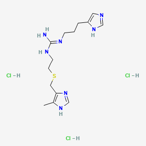 molecular formula C14H26Cl3N7S B1222721 盐酸依匹洛咪定 CAS No. 65573-02-6