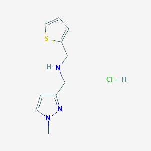 1-(1-methyl-1H-pyrazol-3-yl)-N-(2-thienylmethyl)methanamine